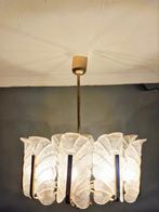 Grote acanthus kroonluchter / hanglamp kalmar jbs, Ophalen, Gebruikt, Glas