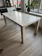 Eettafel wit, Huis en Inrichting, Tafels | Eettafels, Ophalen, 50 tot 100 cm, Zo goed als nieuw, 150 tot 200 cm