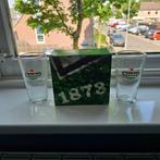 2x Heineken glas 1873-1998 in originele verpakking, Ophalen of Verzenden, Nieuw, Glas of Glazen, Heineken