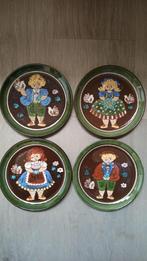 Vintage Hugo Kohler Biel borden - 4 stuks, Ophalen of Verzenden