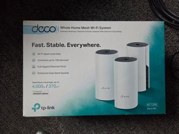 TP-Link Deco M4 (3-pack) Mesh WiFi Systeem NIEUW beschikbaar voor biedingen