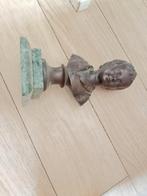 Bronzen Buste op Marmeren Voet, Antiek en Kunst, Ophalen of Verzenden
