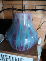 Mooie aparte vaas paars blauw, Blauw, Ophalen of Verzenden, Minder dan 50 cm, Glas