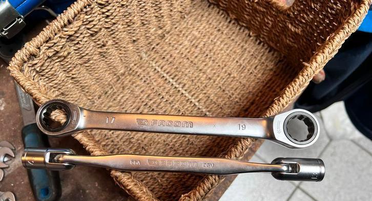 Nieuw: FACOM ratelsleutel en kniesleutel, Doe-het-zelf en Verbouw, Gereedschap | Handgereedschap, Nieuw, Ophalen of Verzenden