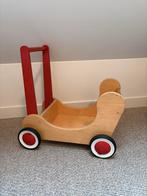 Van Dijk Toys Houten Wagentje - Gebruikt maar zeer goed, Kinderen en Baby's, Ophalen, Zo goed als nieuw, Duw- of Trekspeelgoed