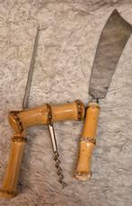 Vintage Philipsburg Bestekset - Bamboe Handvat, Antiek en Kunst, Ophalen of Verzenden