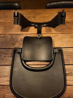 Stokke Zitje met Tafeltje - Mat Zwart, Kinderen en Baby's, Ophalen of Verzenden, Gebruikt, Meegroeistoel, Afneembaar eetblad