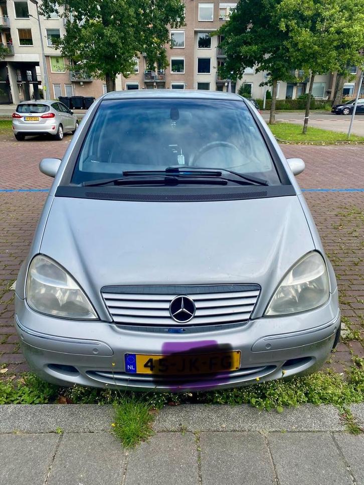 Mercedes-Benz A-Klasse 1.4 A140 AUTOMAAT 2002 Grijs, Auto's, Mercedes-Benz, Particulier, A-Klasse, Benzine, D, Hatchback, Automaat