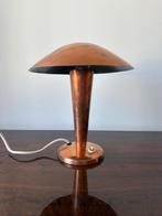 Vintage koperen tafellamp – jaren 40/50, Huis en Inrichting, Lampen | Tafellampen, Gebruikt, Ophalen of Verzenden, Mid Century - Vintage