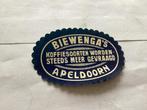Oude Biwenga's Koffie Apeldoorn Reclame Sluitzegel, Verzamelen, Merken en Reclamevoorwerpen, Ophalen of Verzenden, Gebruikt, Reclamebord