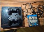 Te koop: goed werkende PS4 + controllers + games, Ophalen of Verzenden, Zo goed als nieuw, Met 2 controllers, Original