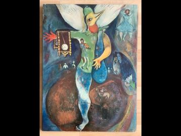 litho, druk  op hout, le jongleur circus Marc Chagall 1943 beschikbaar voor biedingen