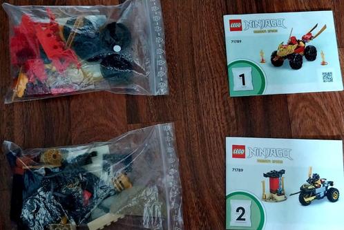 LEGO Ninjago 71789 – Kai en Ras' Auto en Motor Duel, Kinderen en Baby's, Speelgoed | Duplo en Lego, Zo goed als nieuw, Lego, Complete set