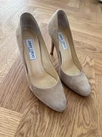 Jimmy Choo 'Romy' Heels 37, Ophalen of Verzenden, Zo goed als nieuw, Beige, Schoenen met hoge hakken