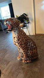 Porseleinen vintage panter beeld, Verzamelen, Beelden en Beeldjes, Ophalen, Nieuw, Dier