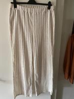 wide leg broek creme/blauw travel, Maat 42/44 (L), Zo goed als nieuw, Lang, Verzenden
