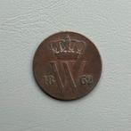 1 cent 1862, Postzegels en Munten, Munten | Nederland, Ophalen of Verzenden, Koning Willem III, 1 cent