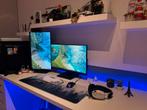Complete Gaming Setup – 1080 Ti | 16GB RAM | 2 Monitoren, Computers en Software, Desktop Pc's, Ophalen, Gebruikt, HDD, Zelf gebouwde pc