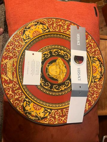 Medusa versace bord met certificaat echtheid grote van lp beschikbaar voor biedingen