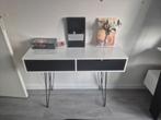 Bureau / Haltafel met 2 lades, Gebruikt, 75 cm of meer, Modern, Rechthoekig