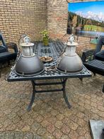 Industriële lampen, altijd in overkapping gehangen., Ophalen, Overige materialen, Gebruikt, 50 tot 75 cm