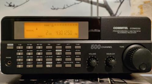 COMMTEL Com225 Scanner 25 tot 1300 Mhz continue dekking, Telecommunicatie, Scanners, Gebruikt, Minder dan 30 kanalen, Ophalen of Verzenden