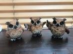 drie beeldjes van uilenvrienden, Ophalen of Verzenden