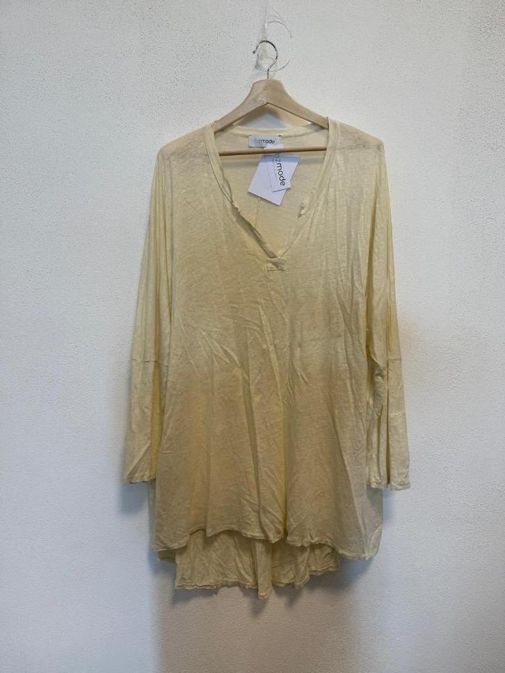 Italiaanse Linnen Oversized Kaftan Tuniek, Kleding | Dames, Blouses en Tunieken, Nieuw, Maat 46/48 (XL) of groter, Wit, Ophalen of Verzenden