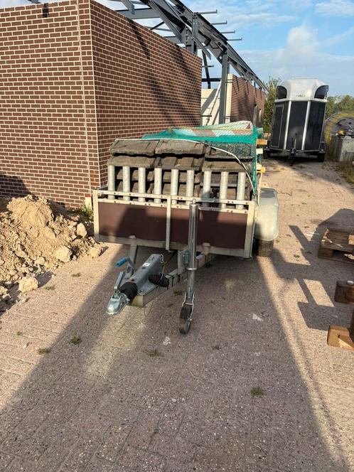 Degelijke tandemas aanhangwagen aanhanger, Auto diversen, Aanhangers en Bagagewagens, Gebruikt, Ophalen