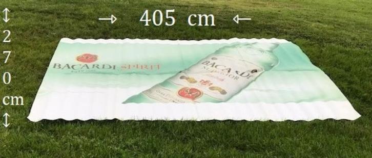 Bacardi groot polyester zeildoek Bacardi Banner, Verzamelen, Merken en Reclamevoorwerpen, Zo goed als nieuw, Reclamebord, Ophalen
