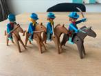 Vintage Playmobil 4 US Noordelingen te paard, Kinderen en Baby's, Speelgoed | Playmobil, Ophalen of Verzenden, Zo goed als nieuw