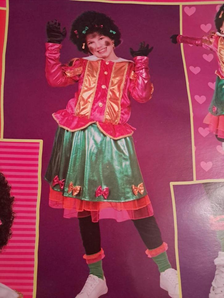 Meisjes Pietenjurkje nieuw en compleet! Van 5 tot 9 jaar, Kinderen en Baby's, Carnavalskleding en Verkleedspullen, Zo goed als nieuw