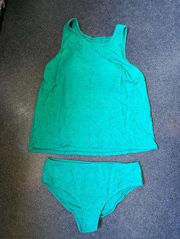 BPC Tankini in blauw groen bewerkt mt 46 cup D z.g.a.n. beschikbaar voor biedingen