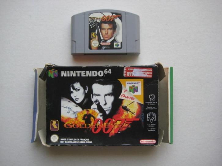 James Bond 007 Goldeneye N64 Nintendo 64, Spelcomputers en Games, Games | Nintendo 64, Gebruikt, Shooter, 1 speler, Ophalen of Verzenden