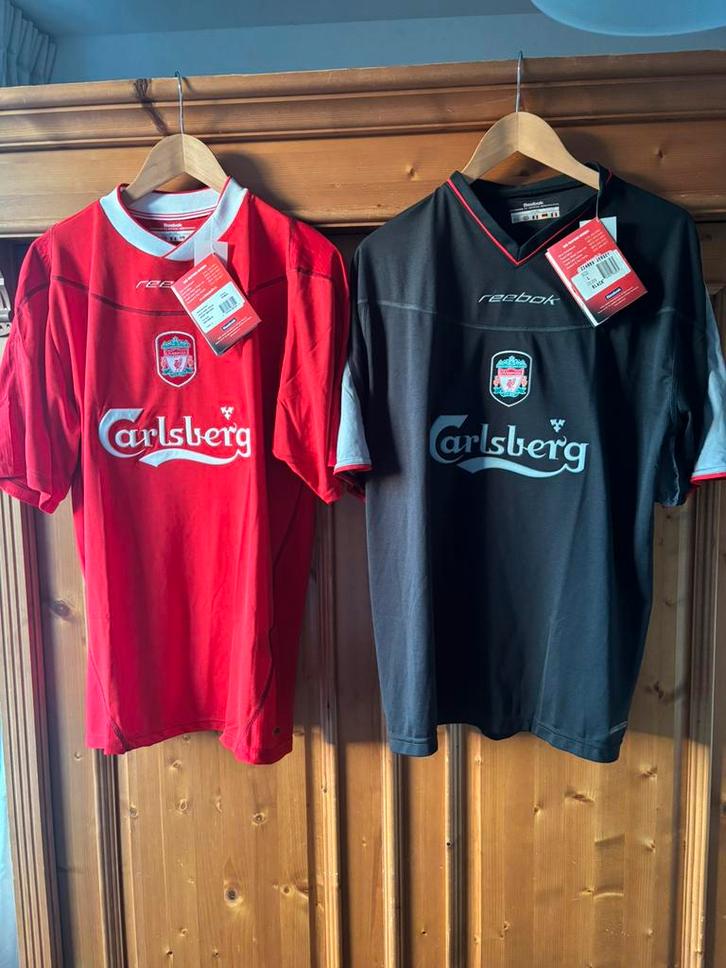 Liverpool home away kit 2002-2004 bnwt reebok L, Verzamelen, Sportartikelen en Voetbal, Nieuw, Shirt, Buitenlandse clubs, Ophalen of Verzenden