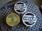 Oldtimer 2 hella mistlampen type 170 met hella covers ., Ophalen of Verzenden, Gebruikt