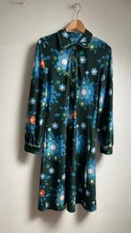 Jurk Tante Betsy mt M - donkergroen met bloemen, Kleding | Dames, Maat 38/40 (M), Tante Betsy, Ophalen of Verzenden, Zo goed als nieuw