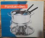 Nieuwe 11-delige edelstalen Fondue-Set voor 6 personen, Witgoed en Apparatuur, Fonduesets, Nieuw, Fondueset, Brander, Ophalen of Verzenden