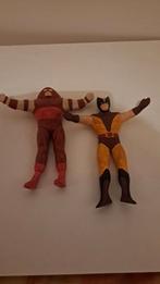 Wolverine  en juggernaut rubber figuren vintage, Wolverine, Verzenden, Zo goed als nieuw, Juggernaut