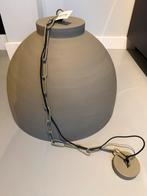 Groen/taupe hanglamp 2x, Huis en Inrichting, Lampen | Hanglampen, Ophalen, Nieuw, Metaal, Minder dan 50 cm