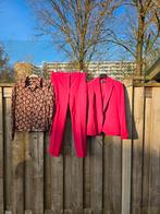 ZARA zuurstok roze modieus pak broek blazer maat L 40, Kleding | Dames, Maat 38/40 (M), Kostuum of Pak, Zara, Ophalen of Verzenden