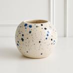 stijlvolle keramieken bloempot, Rond, Ophalen of Verzenden, Zo goed als nieuw, Aardewerk