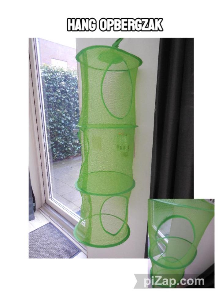 OPBERZAK (GROEN HANG), Kinderen en Baby's, Kinderkamer | Inrichting en Decoratie, Zo goed als nieuw, Overige typen, Ophalen of Verzenden