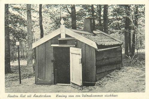 (701-104-027) Amsterdam Houten Hut, Verzamelen, Ansichtkaarten | Nederland, Noord-Holland, Verzenden