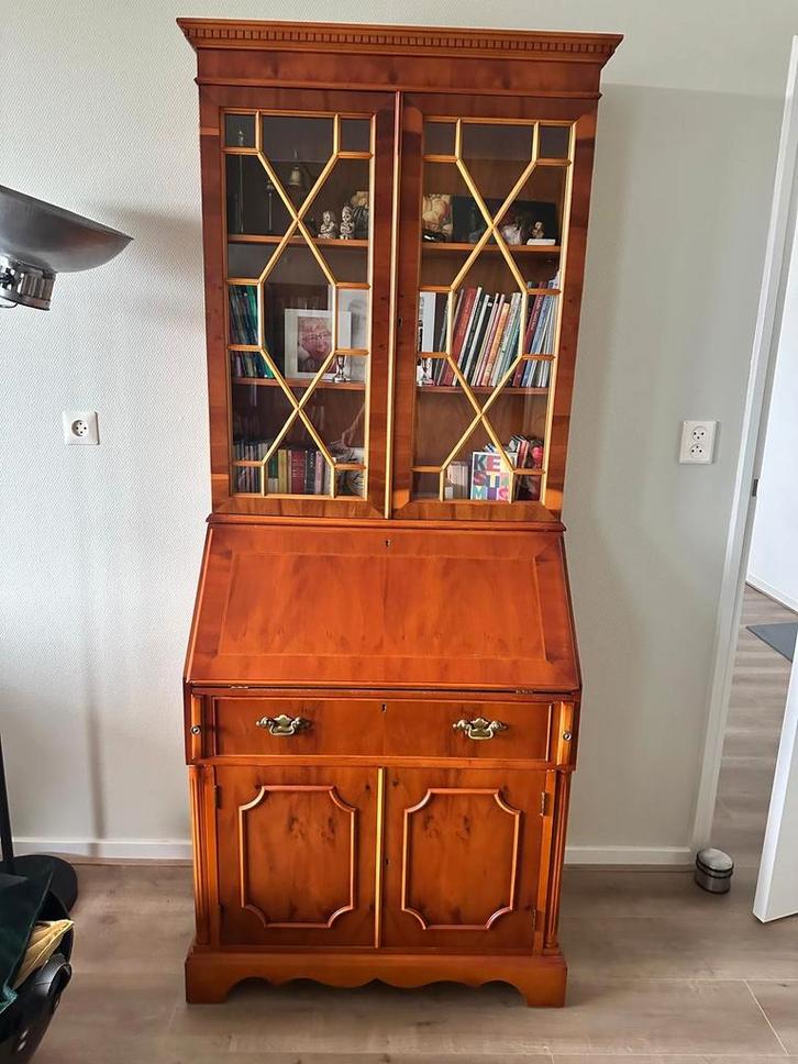 Mooie secretaire met opzetkast, Huis en Inrichting, Kasten | Buffetkasten, Zo goed als nieuw, 150 tot 200 cm, 50 tot 100 cm, 25 tot 50 cm