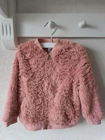 Palomino Zacht Oudroze Roze Furry Warm Vest Maat 92/98 beschikbaar voor biedingen