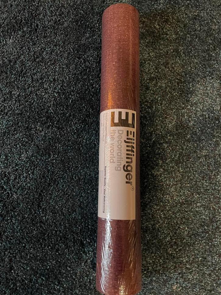 Eijffinger Behang - Nieuw! 8 rollen wallpaper vinyl, Huis en Inrichting, Stoffering | Behang, Bruin, 25 tot 50 m², Ophalen