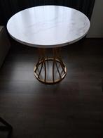 Moderne ronde tafel met marmeren blad, Ophalen of Verzenden, Nieuw
