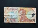 New Zealand 5 dollars 2009 VF, Postzegels en Munten, Bankbiljetten | Oceanië, Ophalen of Verzenden