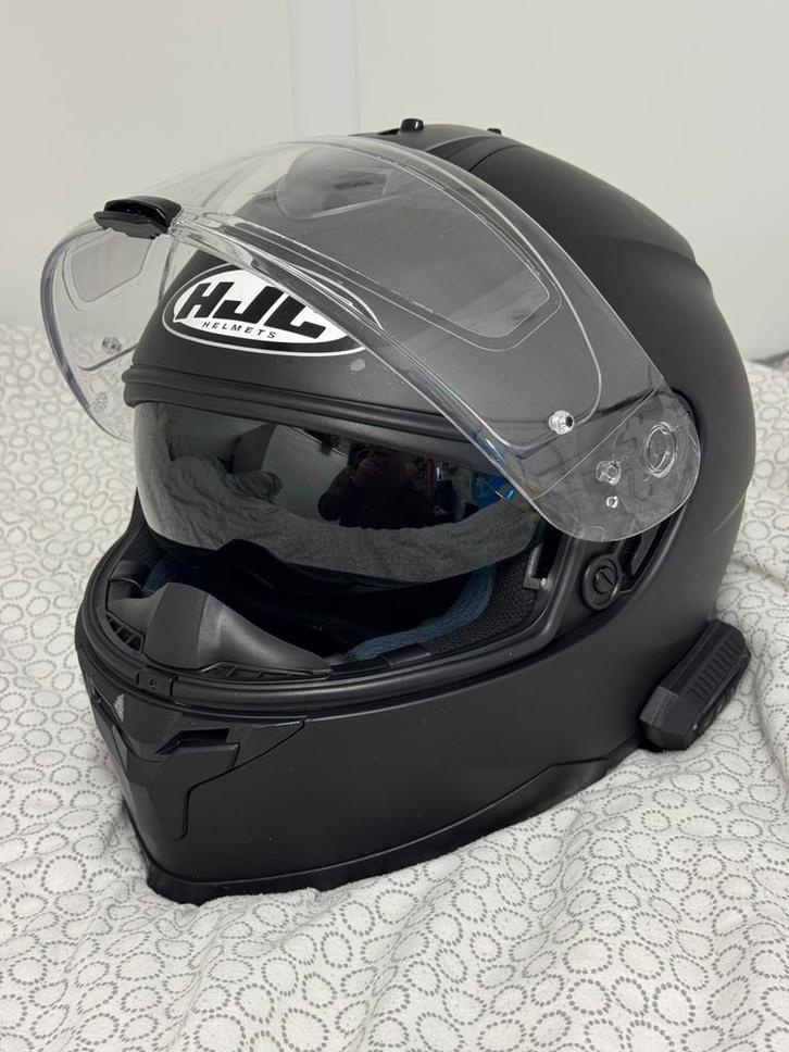 Two Helmets HJC C70N Size L 58-59cm Bluetooth headphones, Motoren, Kleding | Motorhelmen, Heren, Integraalhelm, L, HJC, Tweedehands